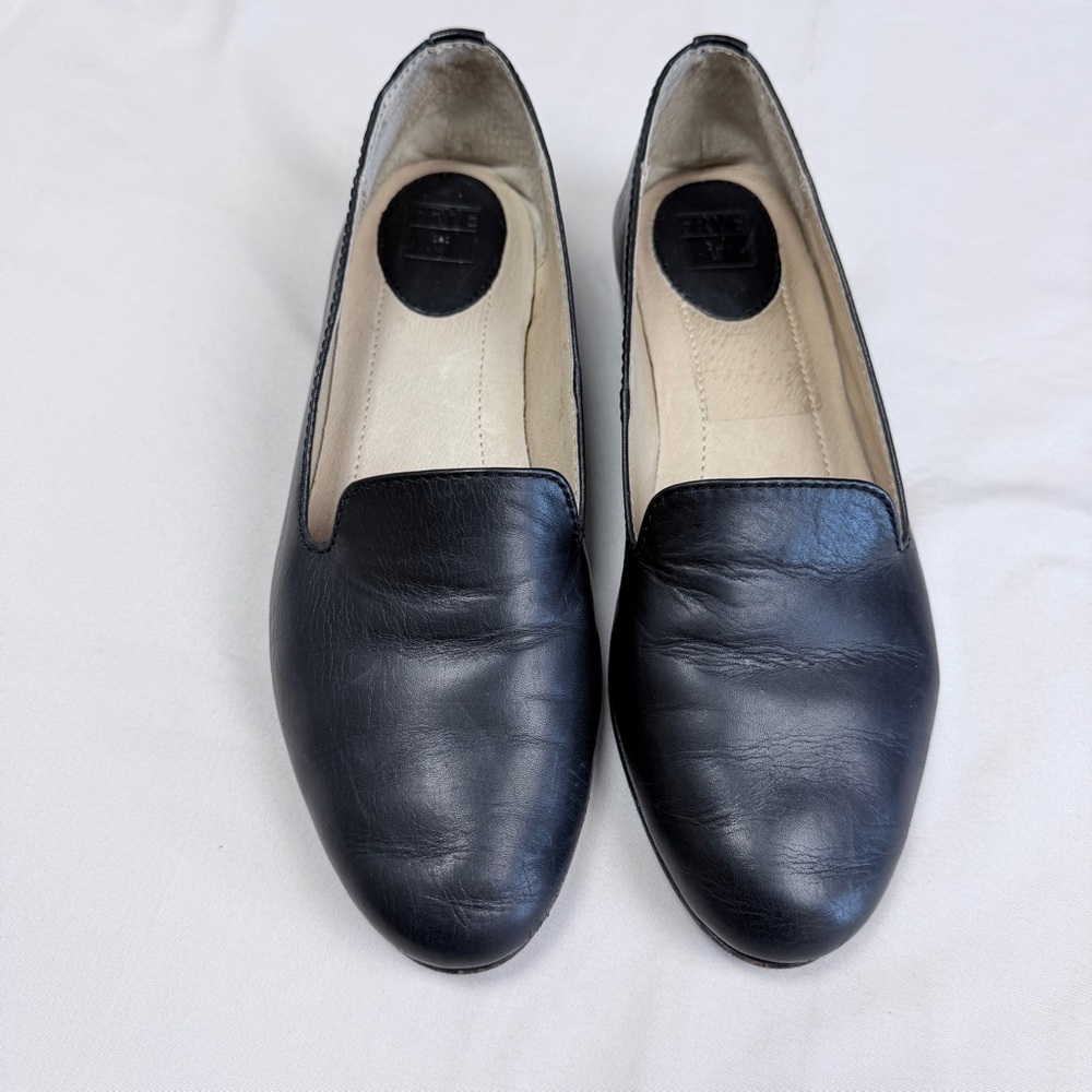 Frye Black Leather Flats